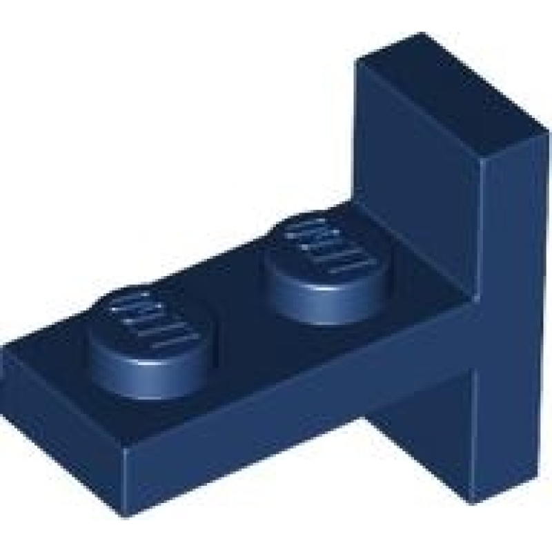 Plaat, Hoek 1x2 - 2x1 gecentreerd Dark Blue