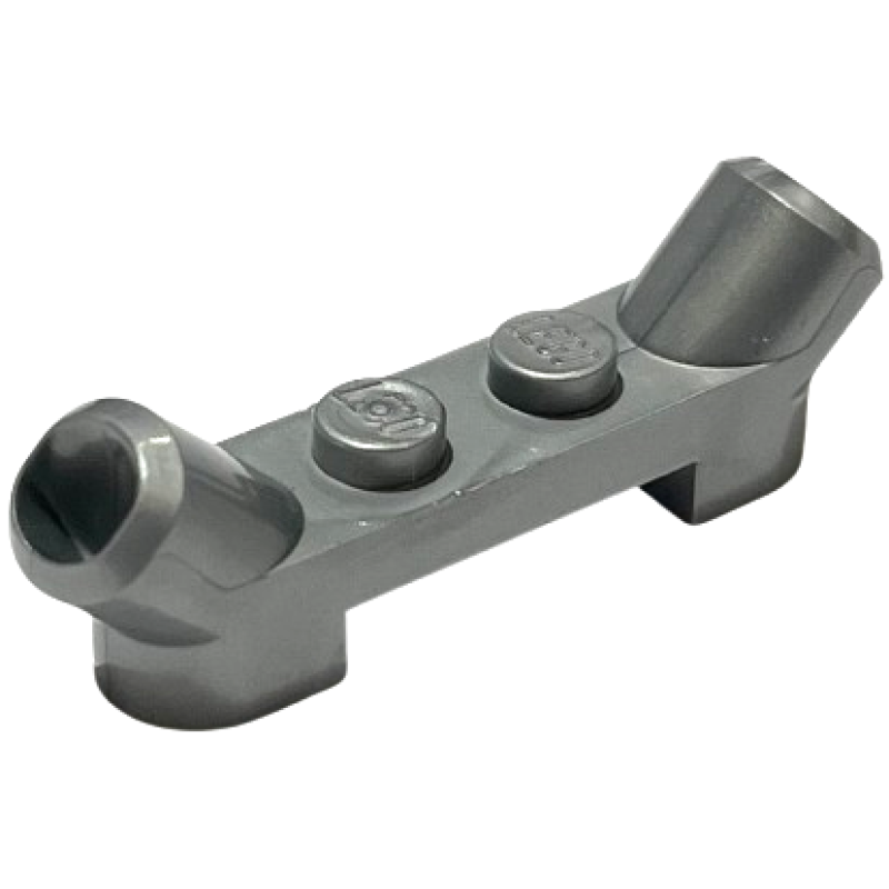 Plaat, Aangepast 1x4 met loodrechte buizen Flat Silver