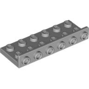 Plaat, Hoek 2x6 - 1x6 omgekeerd Light Bluish Gray
