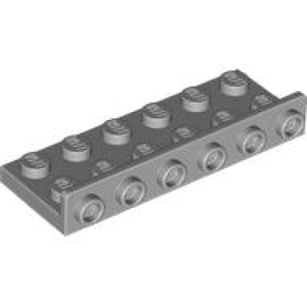 Plaat, Hoek 2x6 - 1x6 omgekeerd Light Bluish Gray