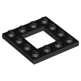 Plaat, Aangepast 4x4 met 2x2 open midden Black