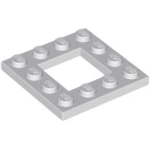 Plaat, Aangepast 4x4 met 2x2 open midden Light Bluish Gray