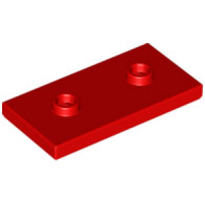 Plaat, Aangepast 2x4 met 2 noppen Red