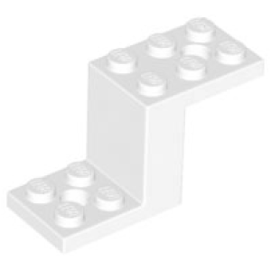 Plaat, Hoek 5x2x2 1/3 White