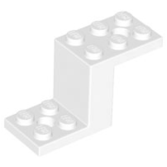 Plaat, Hoek 5x2x2 1/3 White