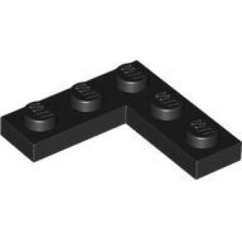 Plaat 3x3 hoek Black