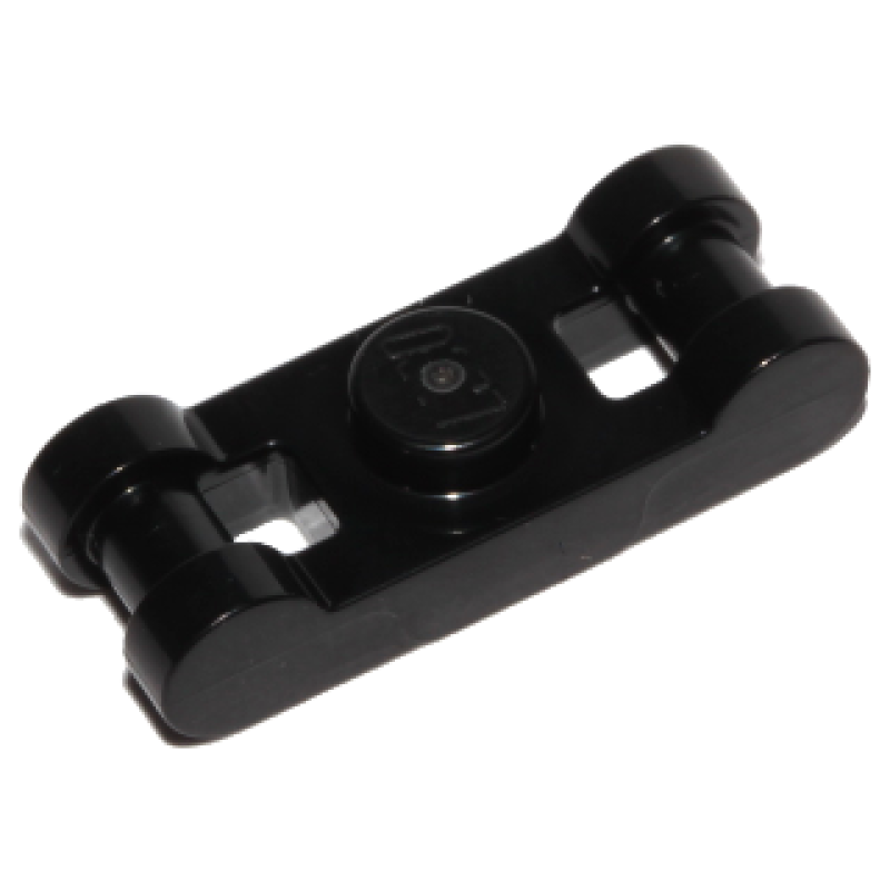 Plaat, Aangepast 1x1 met handvat aan einden Black