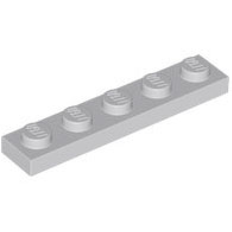 Plaat 1x5 Light Bluish Gray