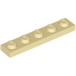 Plaat 1x5 Tan