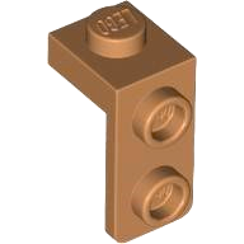 Plaat, Hoek 1x1 - 1x2 Medium Nougat