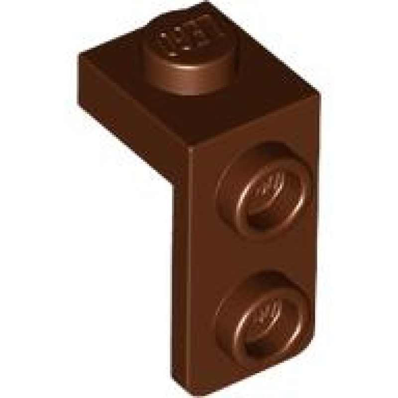 Plaat, Hoek 1x1 - 1x2 Reddish Brown