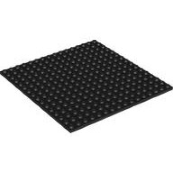 Plaat 16x16 Black