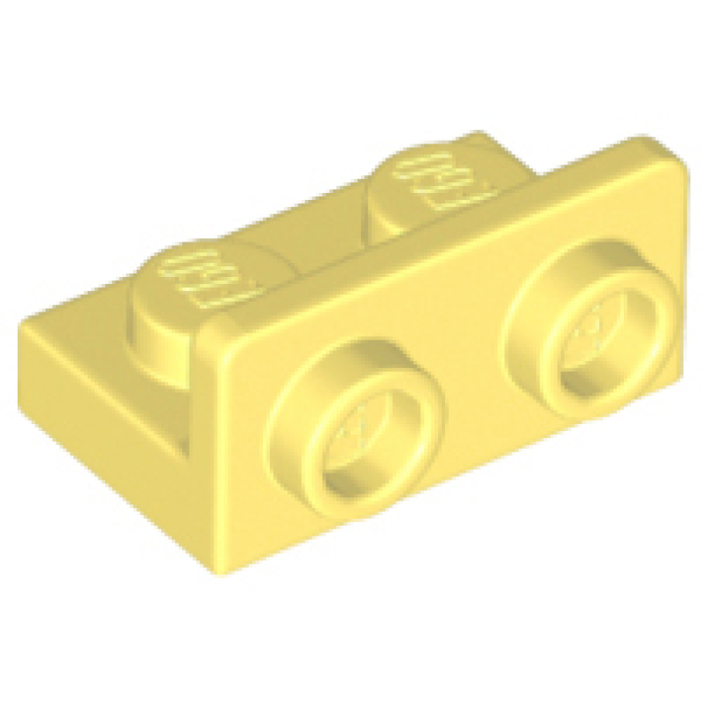 Plaat, Hoek 1x2 - 1x2 omgekeerd Bright Light Yellow