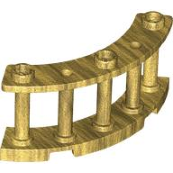 Hek 4x4x2 kwart rond Pearl Gold