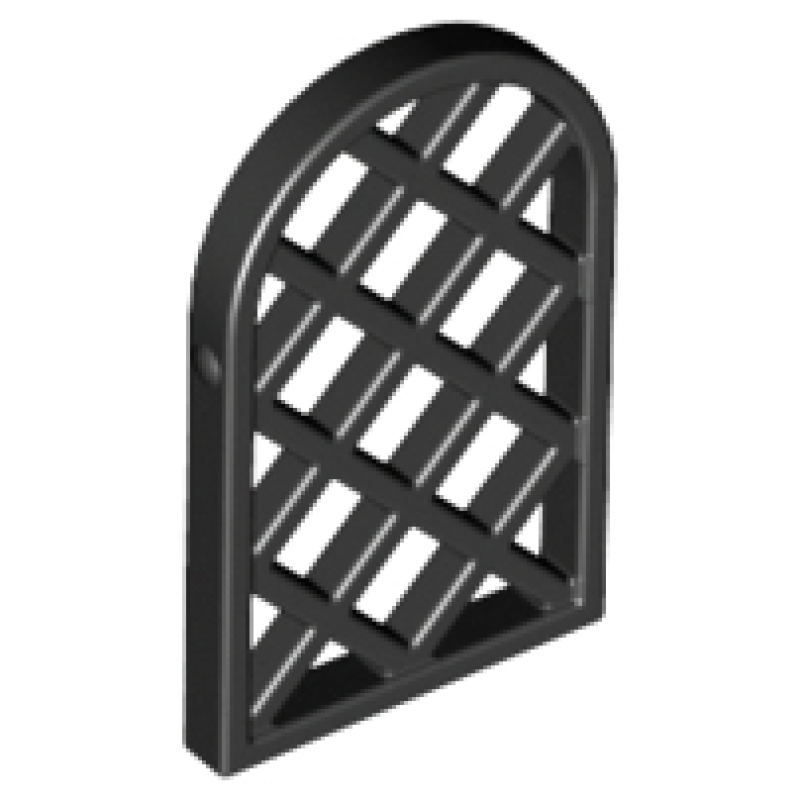 Raam 1x2x2 2/3 rooster Black