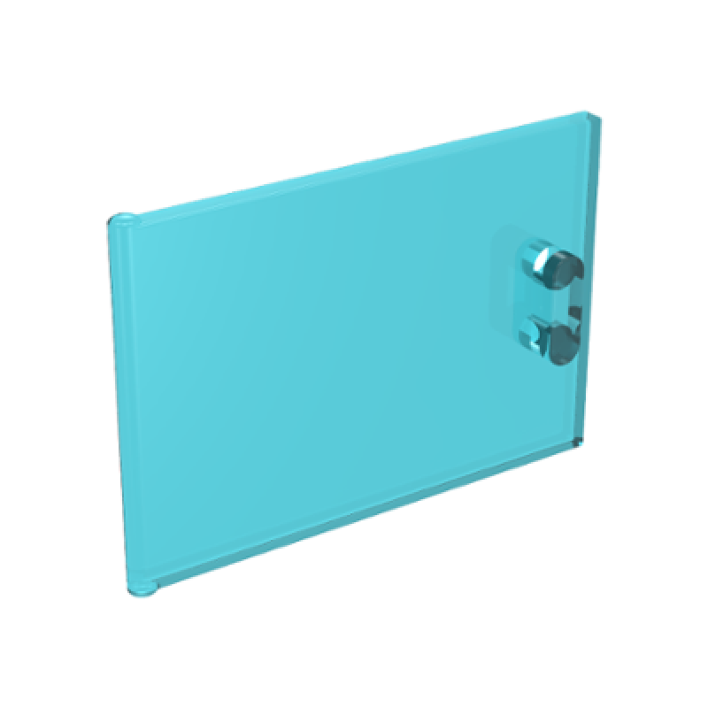 Container, Kast 2x3x2 Deur Trans Light Blue