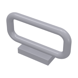 Staaf 1x4x2 Light Bluish Gray