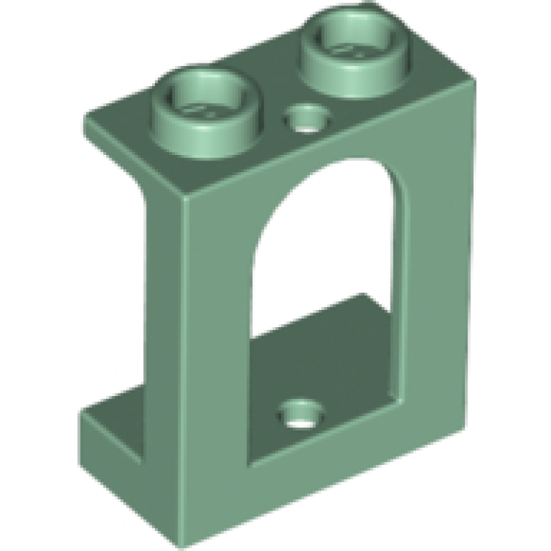 Raam 1x2x2 kasteel Sand Green