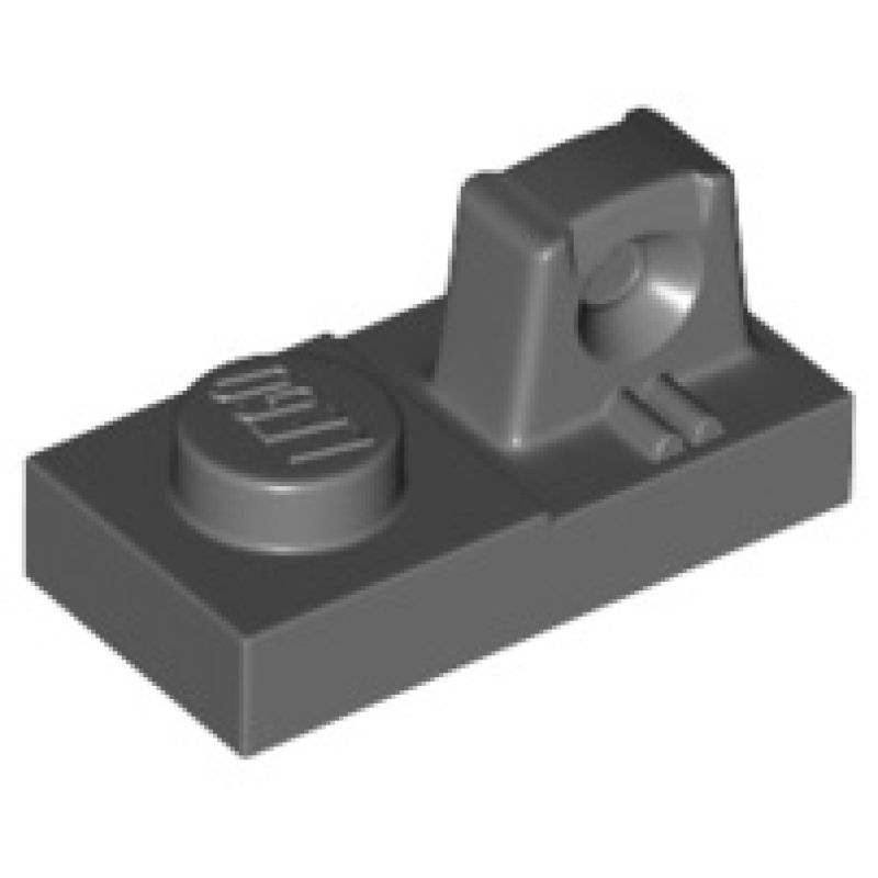 Scharnier, Plaat 1x2 met 1 Uitsteeksel aan Bovenkant Dark Bluish Gray