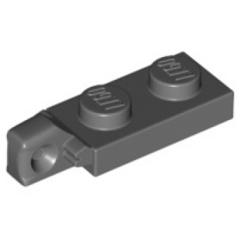 Scharnier, Plaat 1x2 met 1 vinger Dark Bluish Gray