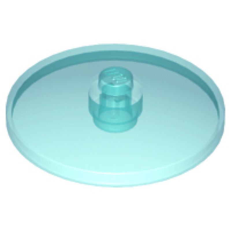 Schotel 4x4 omgekeerd (Radar) met dichte nop Trans Light Blue