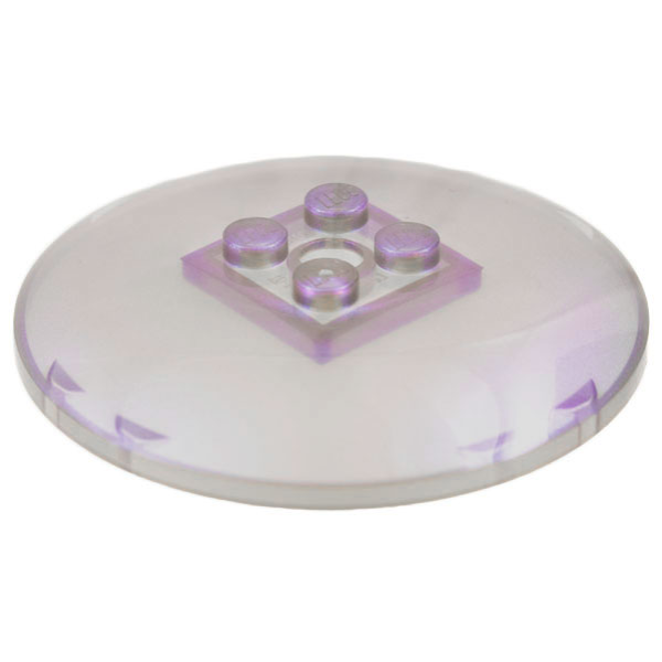 Schotel 6x6 omgekeerd (Radar) met dichte nop Satin Trans Brown