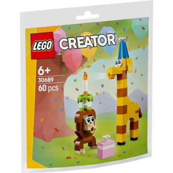  Birthday Party Animals paper bag / polybag