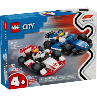  F1 Williams Racing & Haas F1 Race Cars