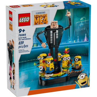  Brick-Built Gru and Minions