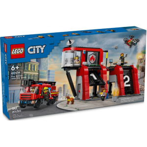 Fire Station with Fire Truck