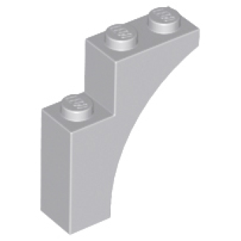 Boog 1x3x3 Light Bluish Gray