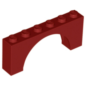 Boog 1x6x2 Dark Red