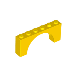 Boog 1x6x2 Yellow
