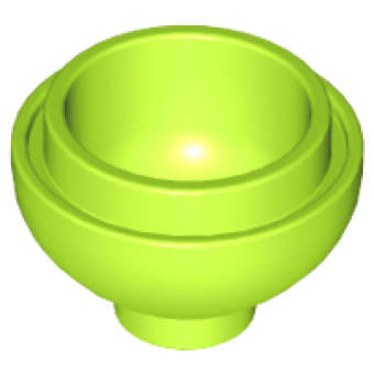 Steen, Rond 2x2 onderkant bol Lime