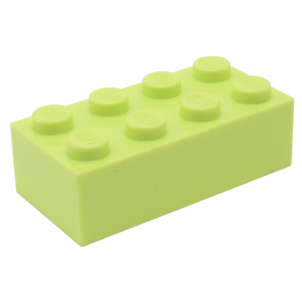 Steen 2x4 Yellowish Green