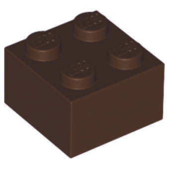 Steen 2x2 Dark Brown