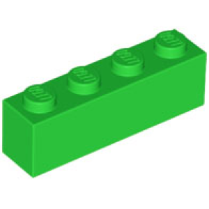 Steen 1x4 Bright Green