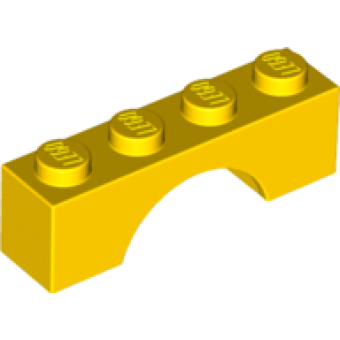 Boog 1x4 Yellow