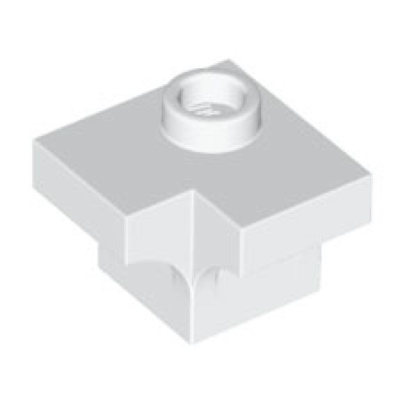 Boog 1 1/2 x 1 1/2 hoek White