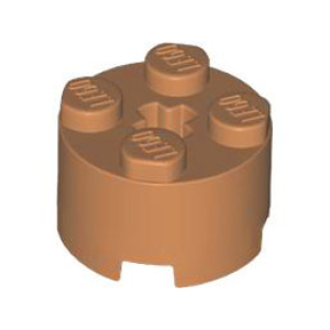 Steen, Rond 2x2 Medium Nougat