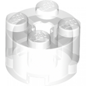 Steen, Rond 2x2 Trans Clear