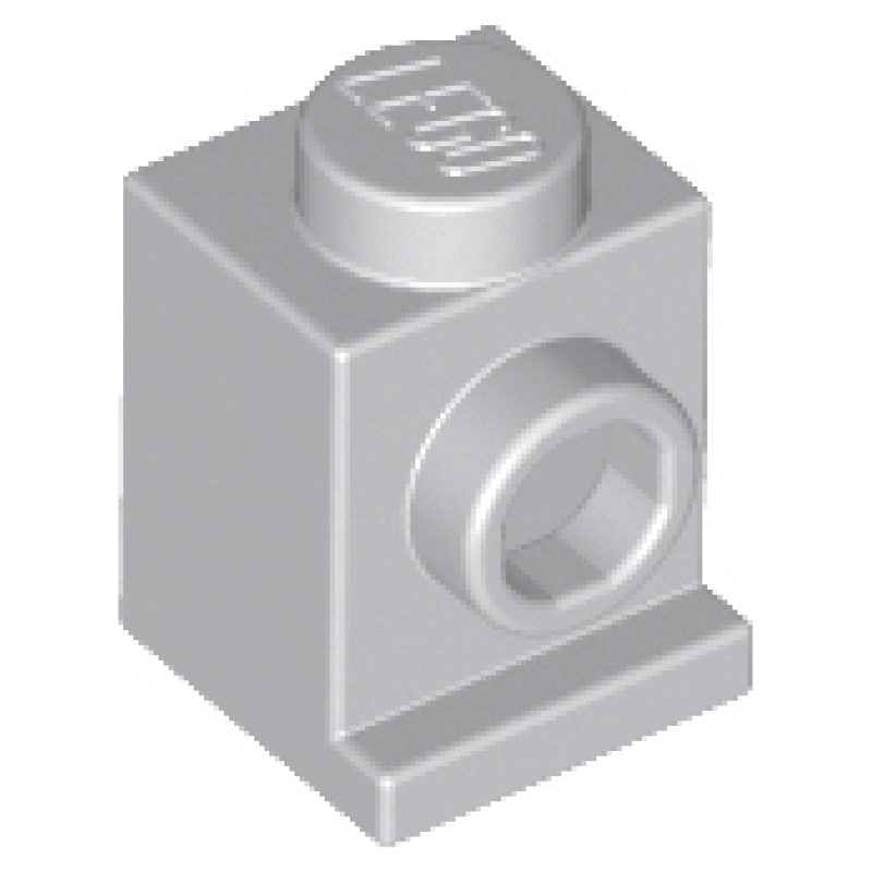 Steen, Aangepast 1x1 koplamp Light Bluish Gray