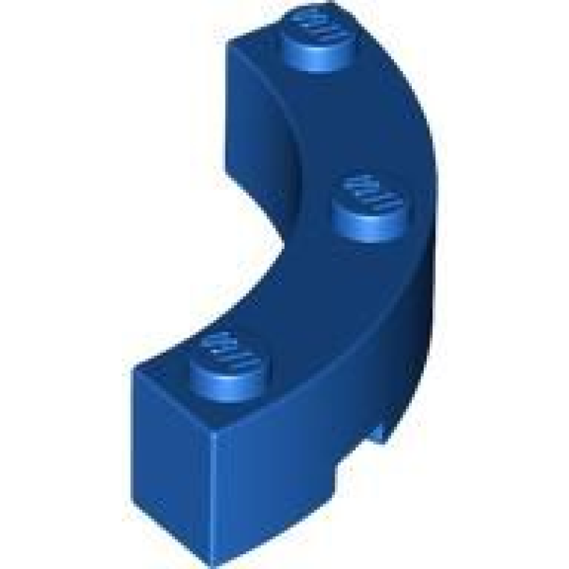 Steen, Rond Hoek 4x4 macaroni Blue