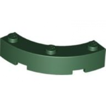 Steen, Rond Hoek 4x4 macaroni Dark Green