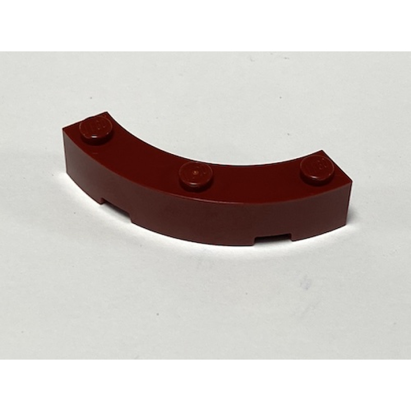 Steen, Rond Hoek 4x4 macaroni Dark Red
