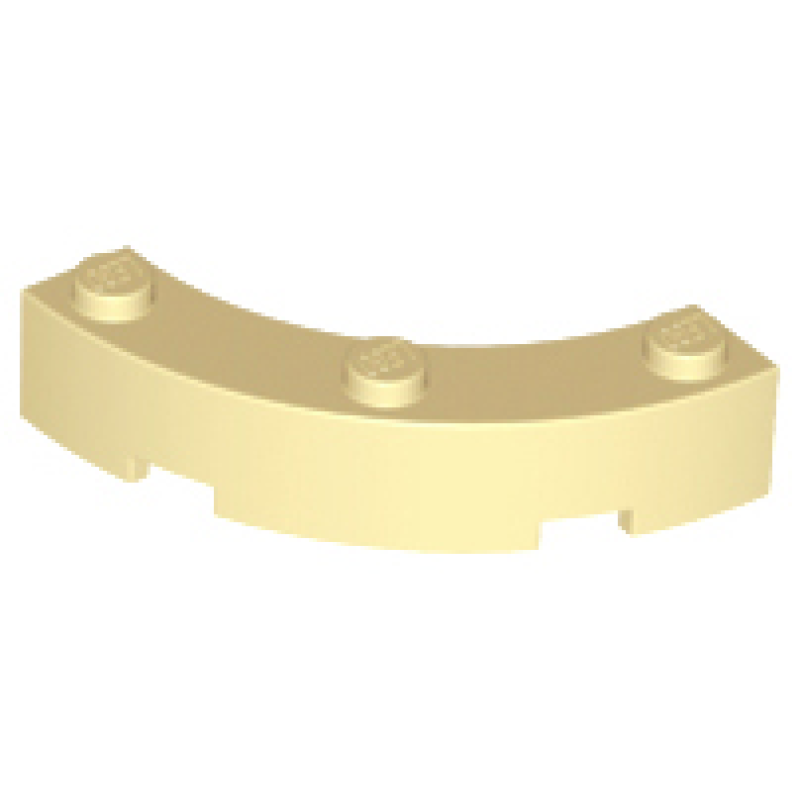 Steen, Rond Hoek 4x4 macaroni Tan