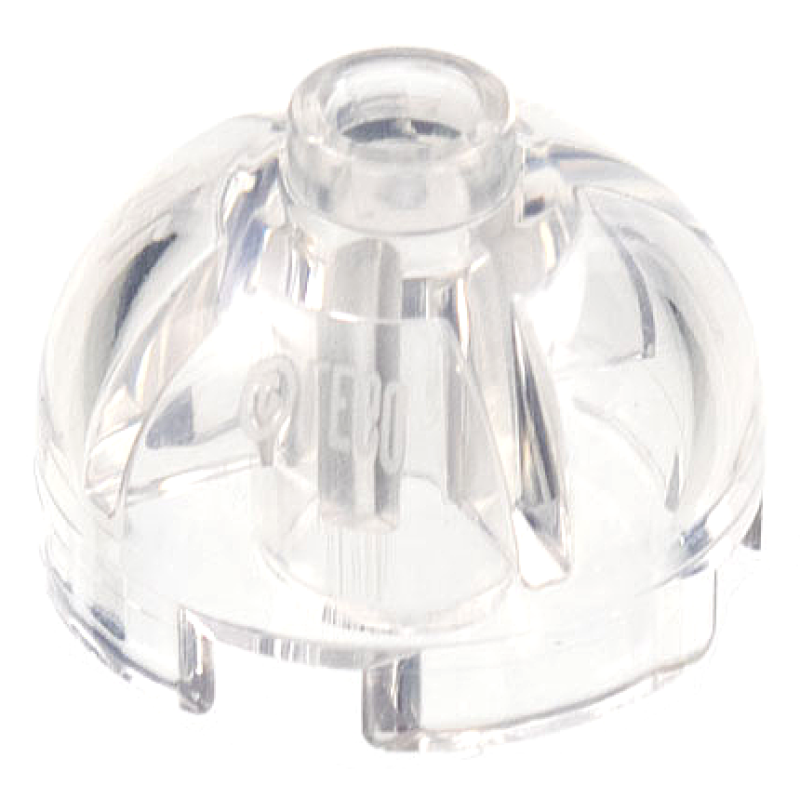 Steen, Rond 2x2 bol Trans Clear