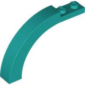 Boog 1x6x3 1/3 Dark Turquoise