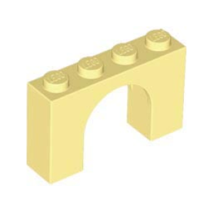 Boog 1x4x2 Bright Light Yellow