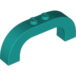 Boog 1x6x2 Dark Turquoise